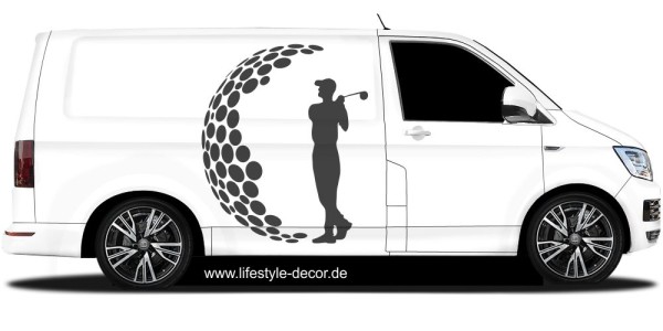 Preview: Autoaufkleber Golf