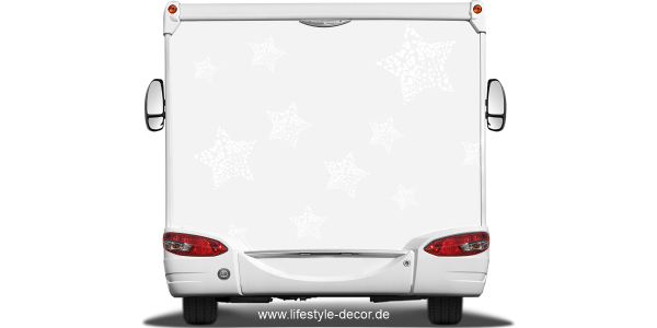 Preview: Autoaufkleber Leopardensterne