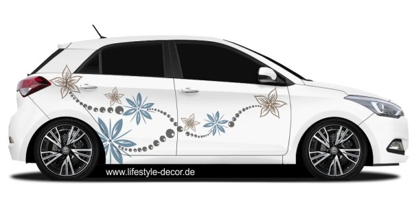 Preview: Autoaufkleber Ornament Florale Kunst Preview: Autoaufkleber Ornament Florale Kunst