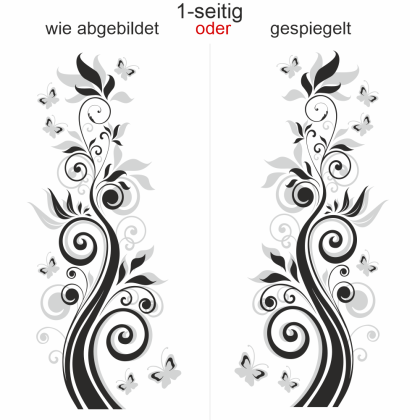 Preview: Autoaufkleber Ornament Frühlingsduft