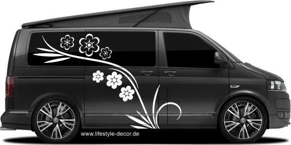 Preview: Autoaufkleber Ornament Sommerdekor