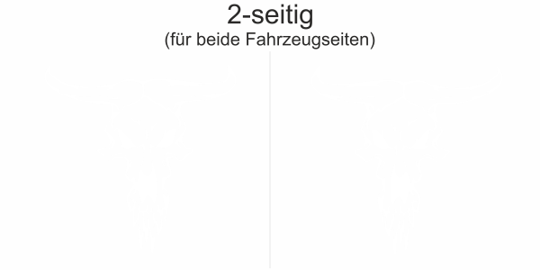 Autoaufkleber Schädel