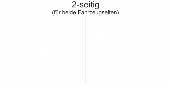 Autoaufkleber Totenkopf Pirat