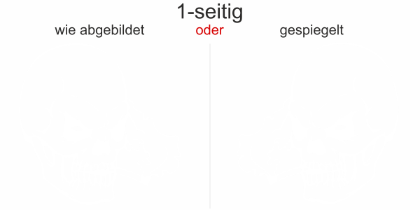 Preview: Autoaufkleber Totenkopf smoke