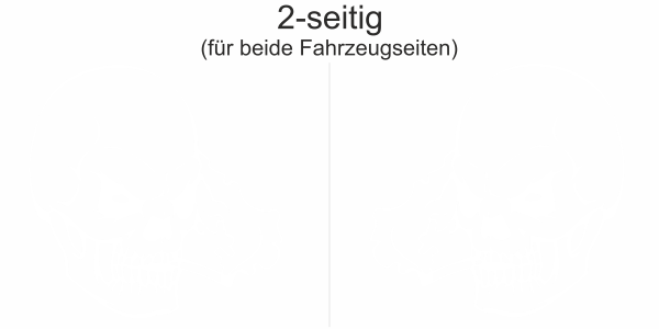 Preview: Autoaufkleber Totenkopf smoke