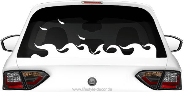 Preview: Autovinyl Flammenaufkleber