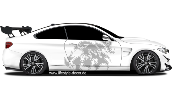 Preview: Autotattoo Brennender Vogel