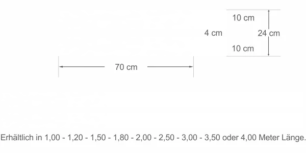 Autoaufkleber Streifen 10 cm