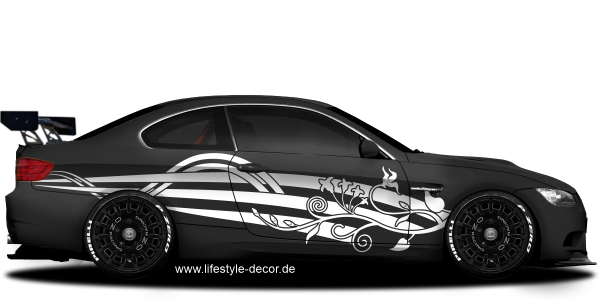 Preview: Autoaufkleber Florale Magie