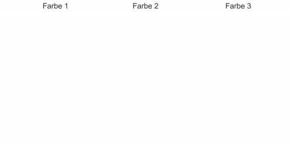 Preview: Autotattoo Lustige Falter - Ansicht Farbauswahl
