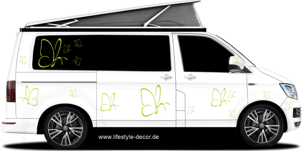 Preview: Autotattoo Schmetterlinge Set Preview: Autotattoo Schmetterlinge Set