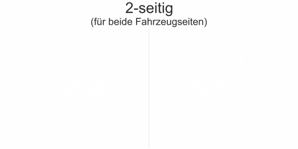 Autoaufkleber Styling Drachen