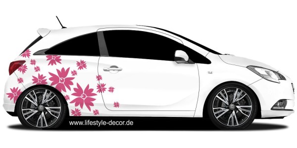 Preview: Auto Vinyl Blumenmeer Preview: Auto Vinyl Blumenmeer