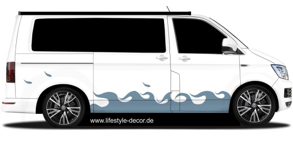 Preview: Autovinyl Flammenaufkleber