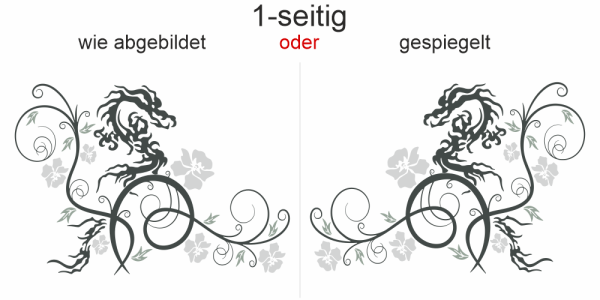 Bunter Autoaufkleber Ornament Styling Drachen