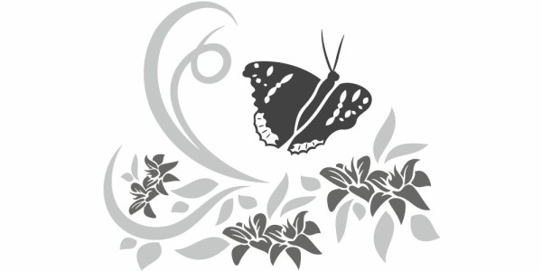 Preview: Buntes Autotattoo Traumfalter