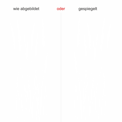 Fensteraufkleber Sommer Gras - Ansicht Ausrichtung und Farbauswahl