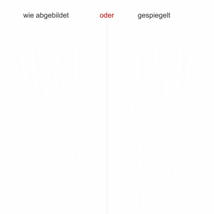 Fensteraufkleber Sommer Gras - Ansicht Ausrichtung und Farbauswahl