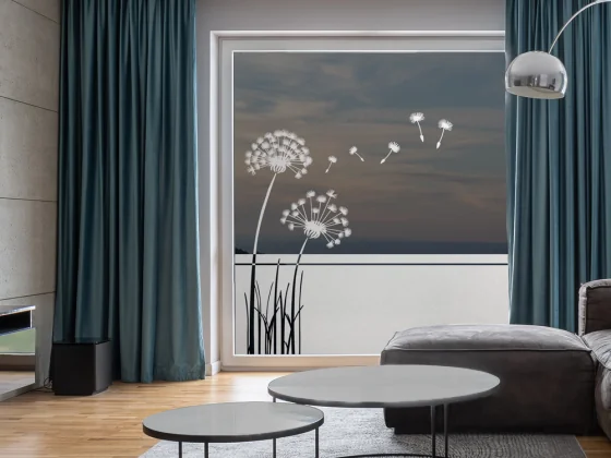 Fensterfolie Pusteblume