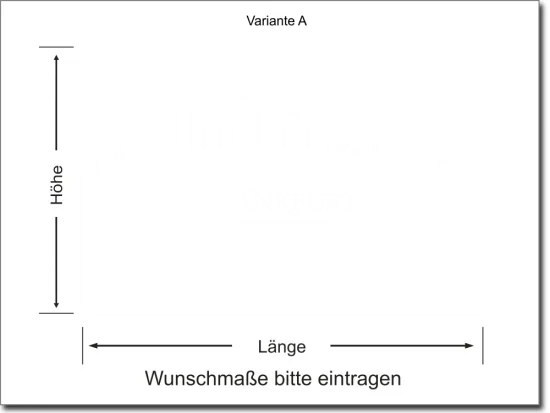 Sichtschutz Skyline Frankfurt