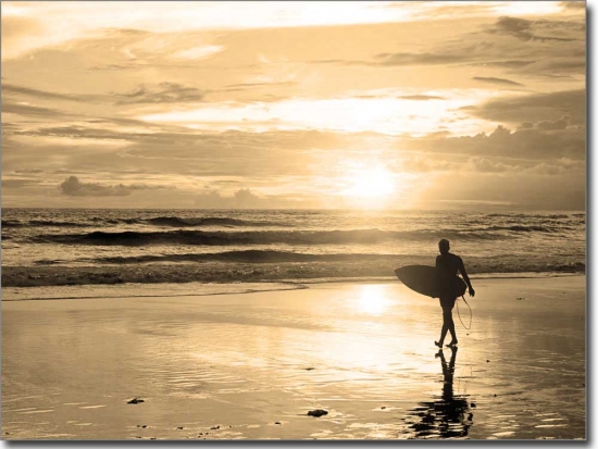 Preview: Abendsonne mit Surfer Preview: Abendsonne mit Surfer