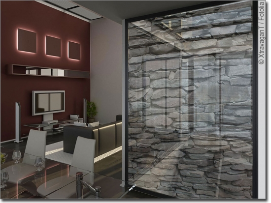 Preview: Glasdesign Steinwand Preview: Glasdesign Steinwand