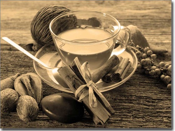 Preview: Glasbild Tea Time