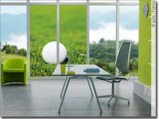 Preview: Glasbild Golf