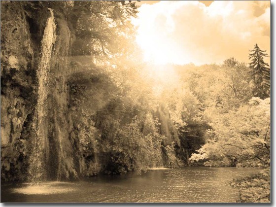 Preview: Fensterbild Wasserfall Preview: Fensterbild Wasserfall