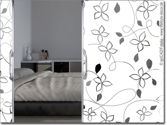 Preview: Glasfolie Blütenwind Preview: Glasfolie Blütenwind