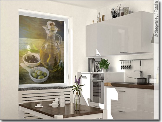 Preview: Glasbild Olivenöl