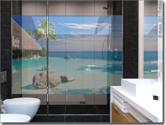 Preview: Glasprint Traumhafter Strand