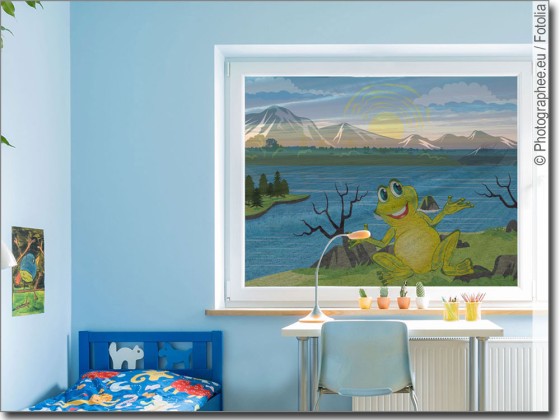 Preview: Glas Bild Frosch am See Preview: Glas Bild Frosch am See
