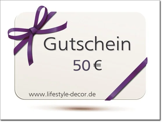 Gutschein 50 Euro von lifestyle-decor.de