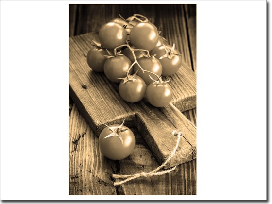 Preview: Glasbild Tomaten