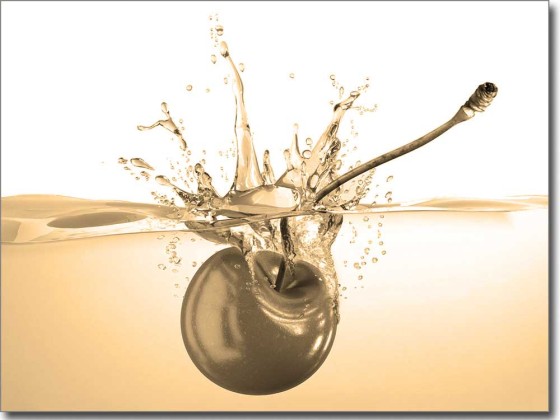 Preview: Glasprint Kirsche Preview: Glasprint Kirsche