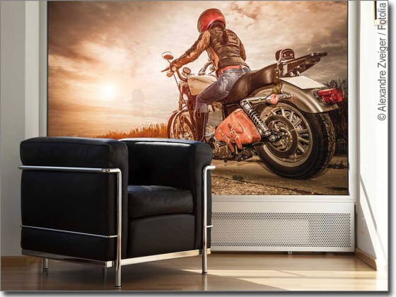Preview: Fensterbild Motorrad