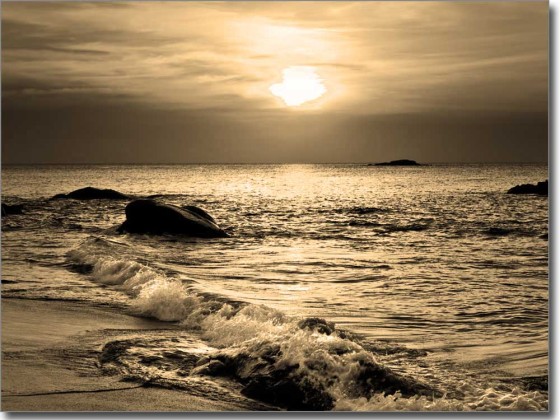 Preview: Glasbild Sonnenuntergang Preview: Glasbild Sonnenuntergang
