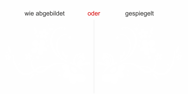 Preview: Möbeltattoo Ornament Blumenwind
