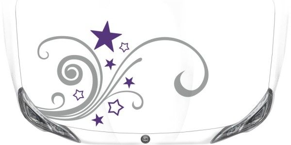Preview: Autoaufkleber Sternenornament
