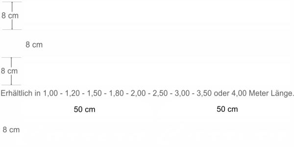 Preview: Racingstreifen Carrera 8 cm