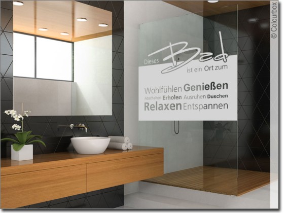 Preview: Sichtschutzfolie Dieses Bad