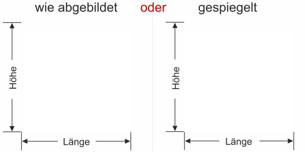 Preview: Sichtschutz Griechische Bordüre für Glas - Ansicht Ausrichtung mit Farbauswahl und Variante