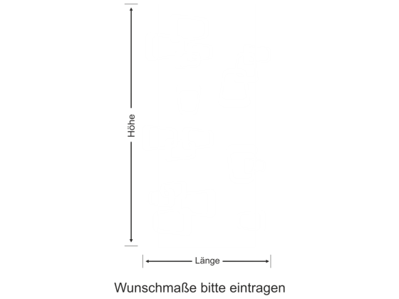 Preview: Sichtschutzfolie Retromuster