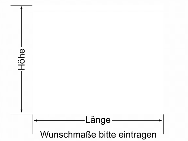 Preview: Sichtschutz Verlängerung mit Streifen