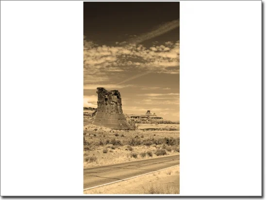 Selbstklebendes Türbild des Monument Valley
