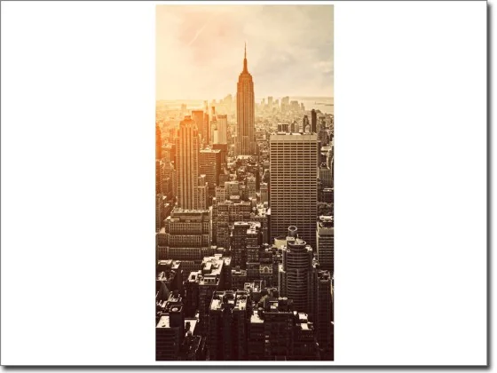 selbstklebendes Türbild von Manhattan