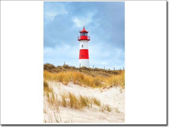 Preview: Türposter Leuchtturm in den Dünen Preview: Türposter Leuchtturm in den Dünen