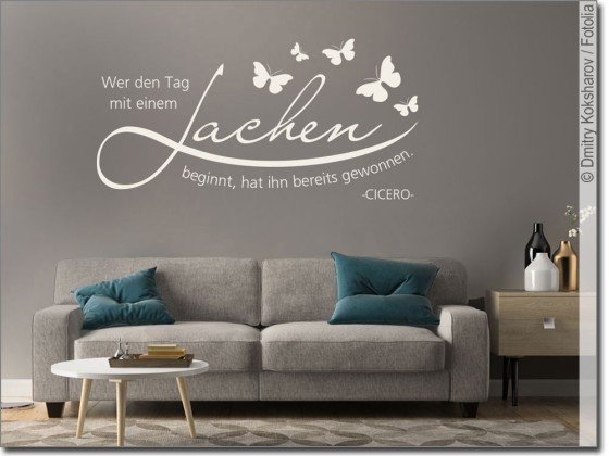Preview: Wandtattoo Wer den Tag