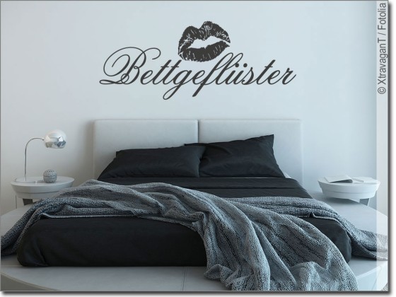 Preview: Wandtattoo Bettgeflüster